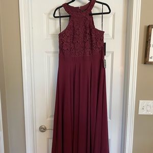 Wine/Maroon/Burgundy formal dress
